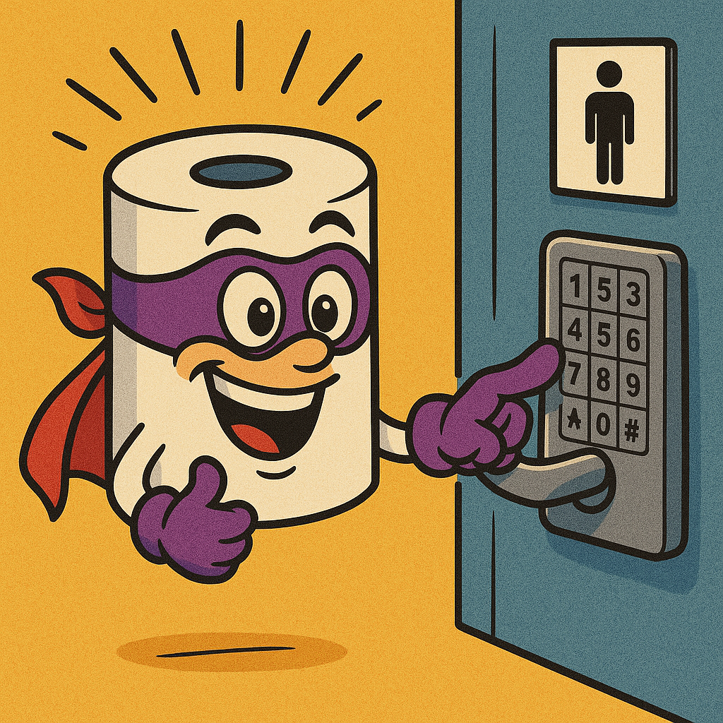 PottyPins Logo - Community bathroom access directory